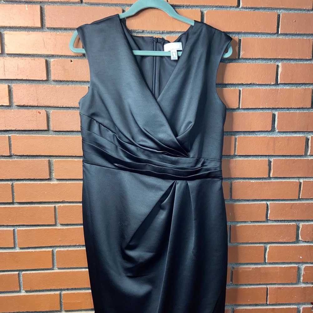 Black Satin Dress